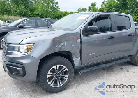 2021 Chevrolet Colorado 4Wd Short Box Z71 из США, поврежденный, VIN 1GCGTDEN4M1131238